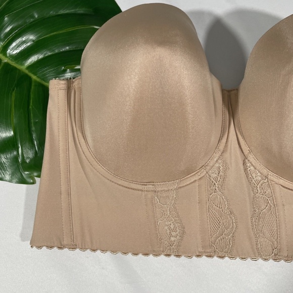 NWT Parfait [ 44D US ] Elissa Underwire Strapless Bustier Bra in Nude‎ - Picture 6 of 13